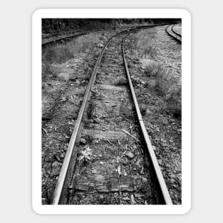 Very narrow gauge track to NOWHERE Sticker